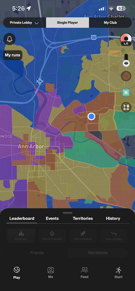 INTVL screenshot